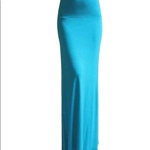 Skirt-Maxi, Aqua